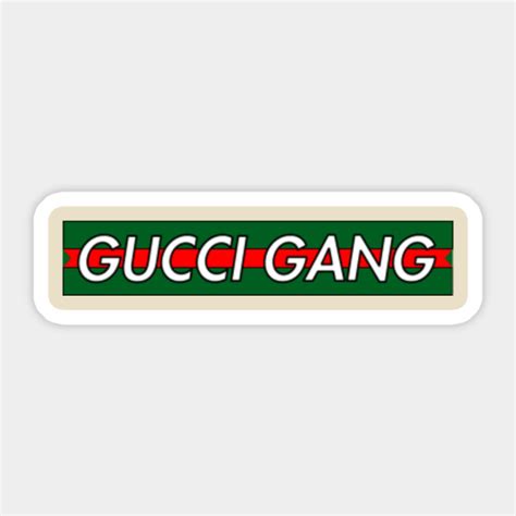 fake gucci sticker|gucci gang stickers.